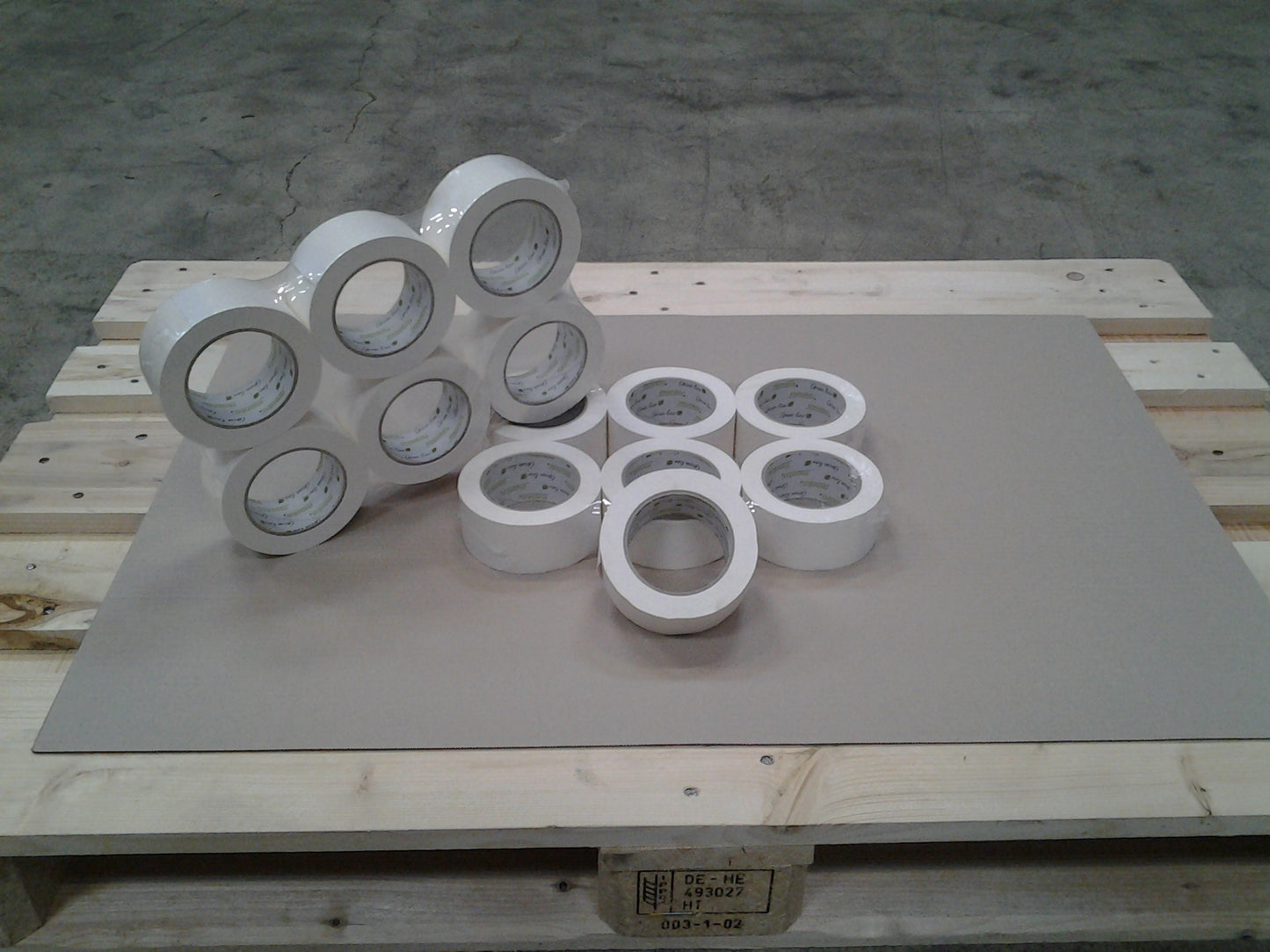 Papierklebeband weiss 50mm x 50 m Eco Tape