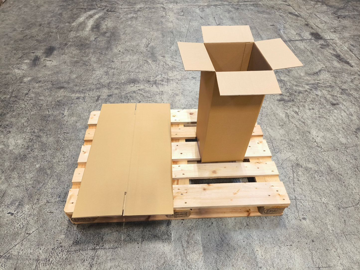 Faltkarton 250 x 250 x 640 mm W2