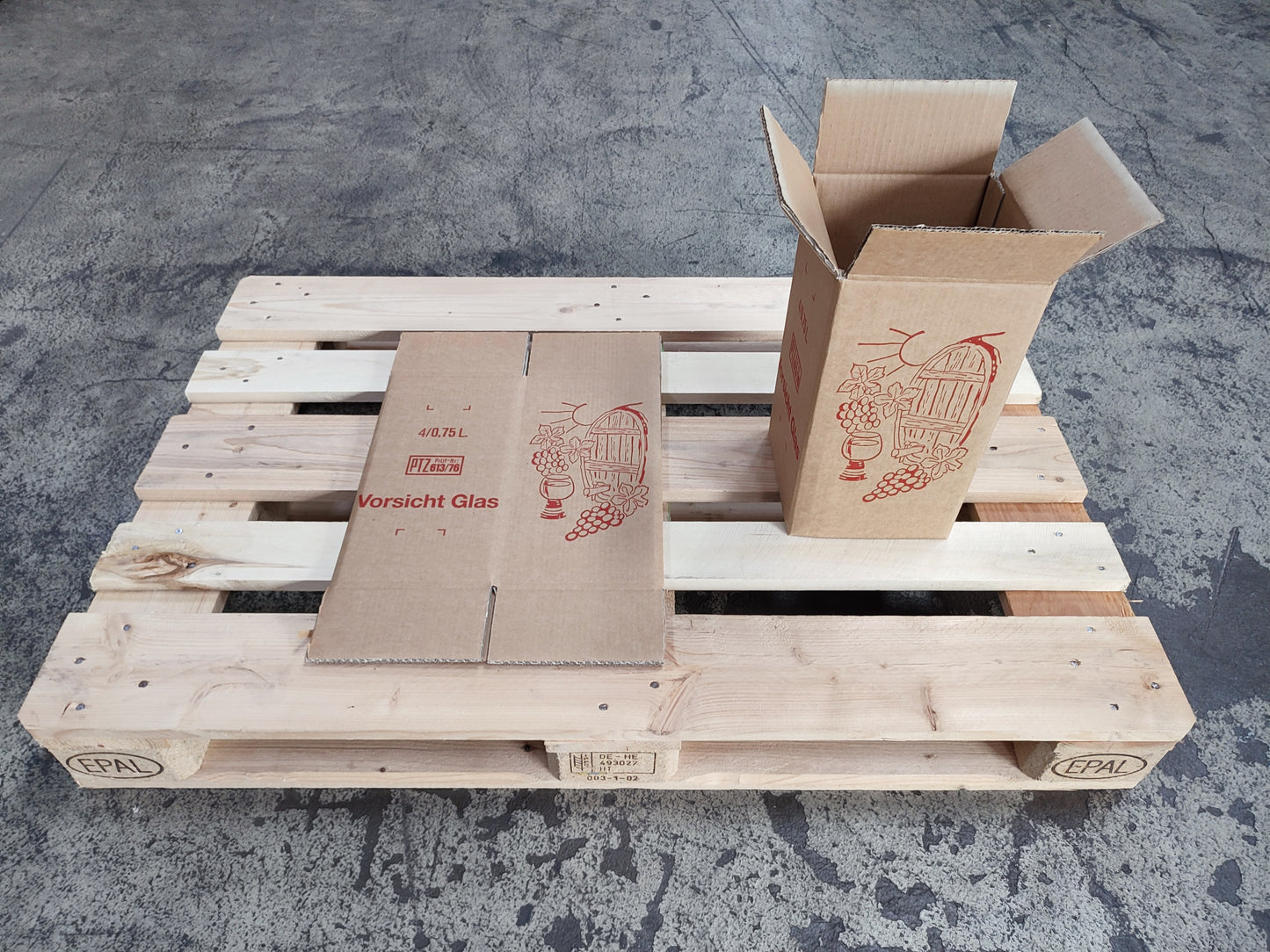 Faltkarton 185 x 185 x 350 mm W2