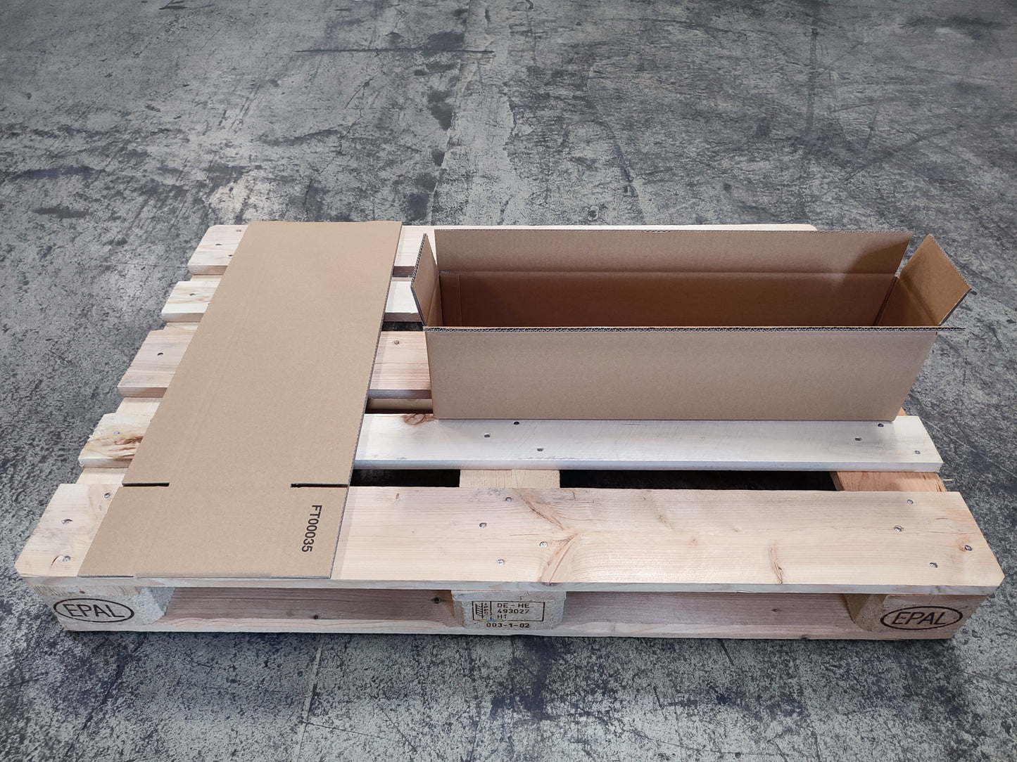 Faltkarton 660 x 130 x 150 mm W2