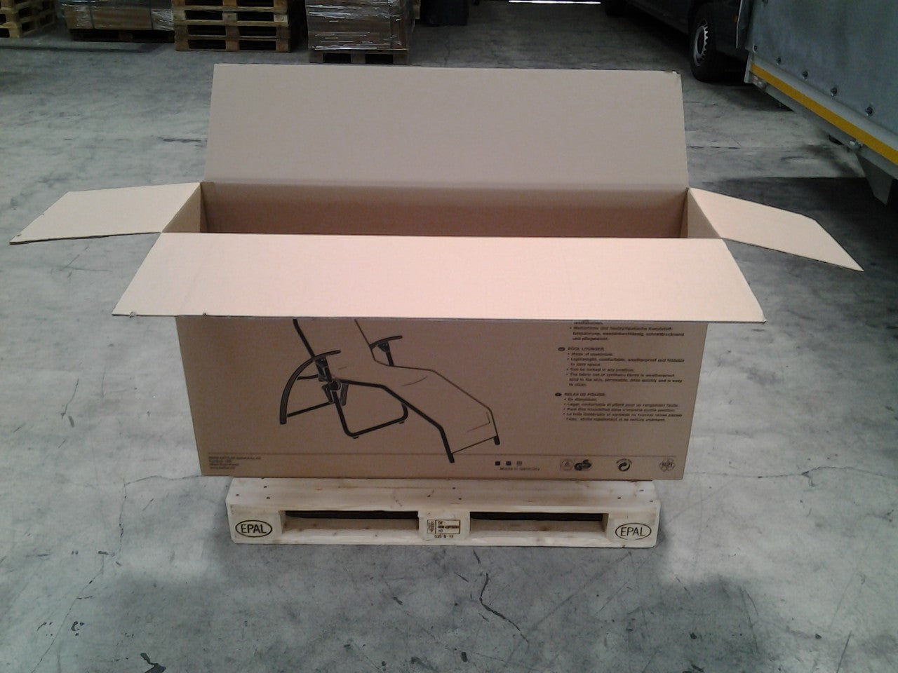 Faltkarton 1375 x 380 x 740 mm W2