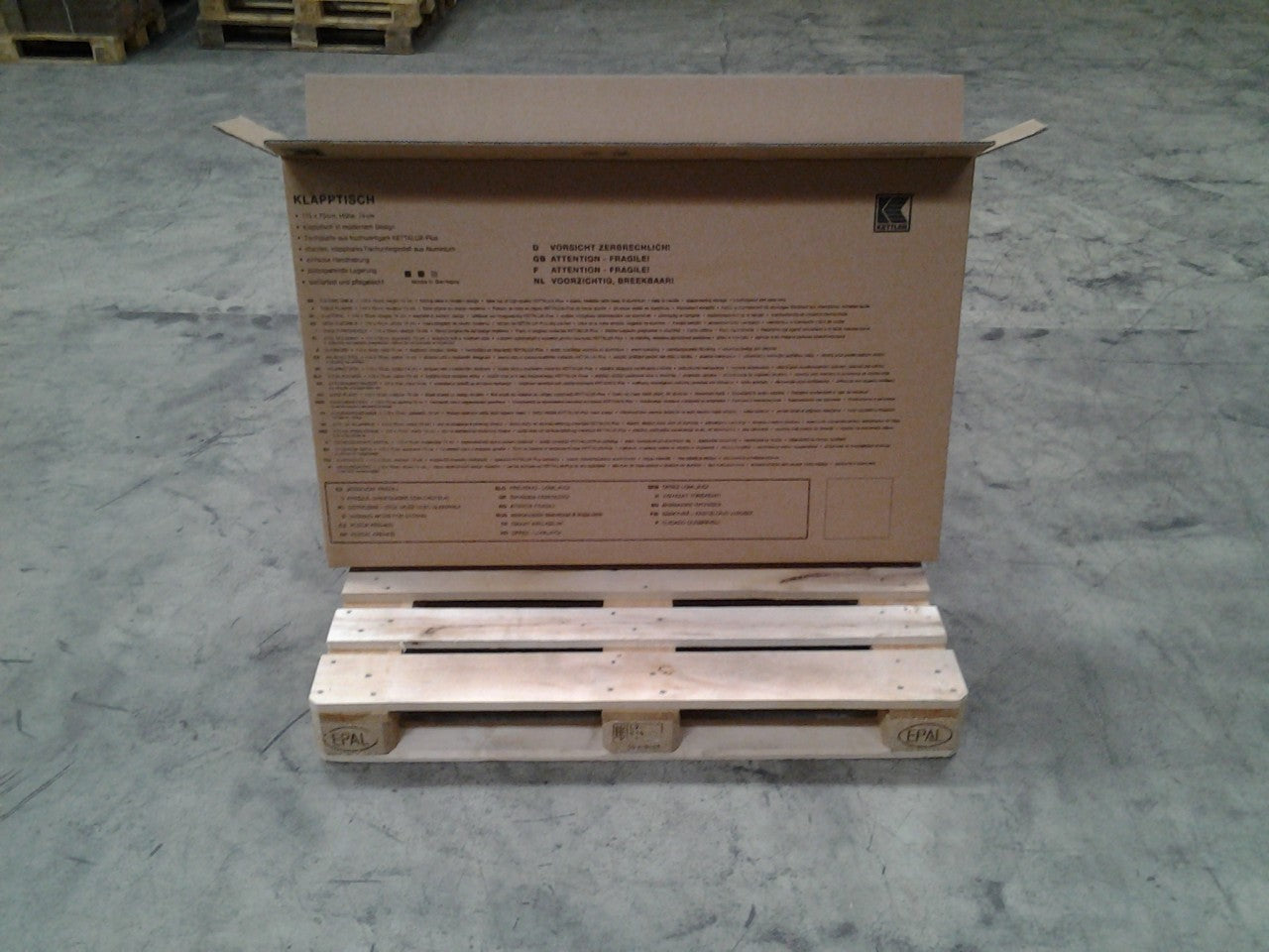 Faltkarton  1250 x 130 x 800 mm W2
