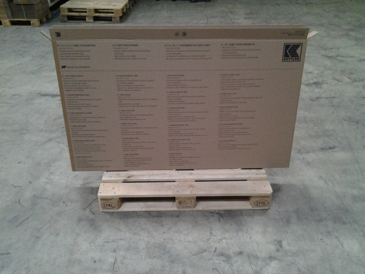Faltkarton  1600 x 70 x 925 mm W2