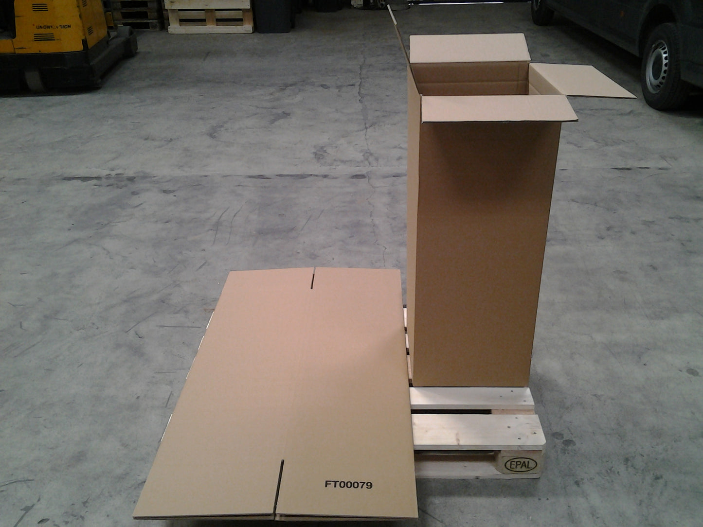 Faltkarton 388 x 388 x 1000 mm W2