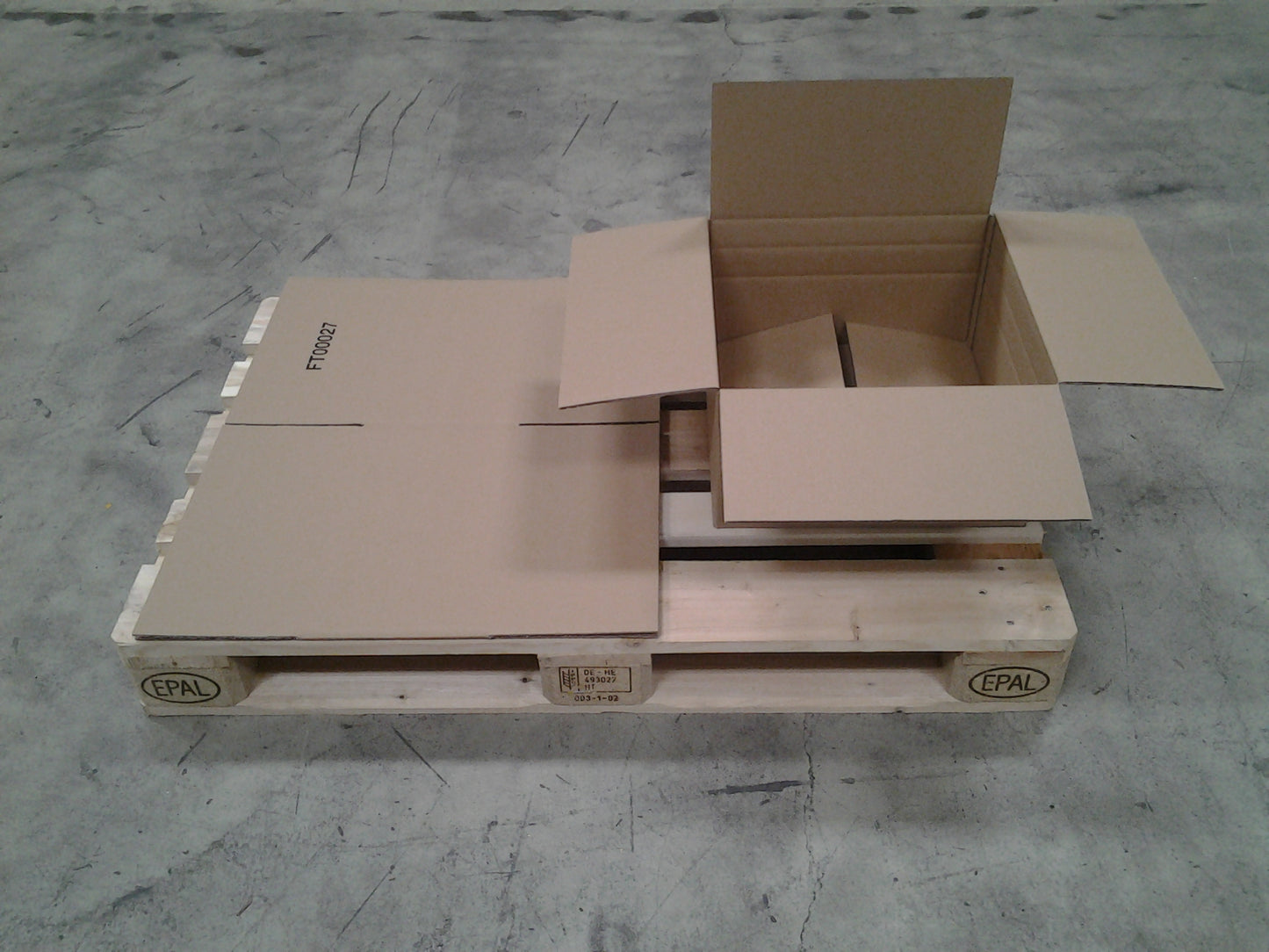Faltkarton 410 x 410 x 220 mm W2