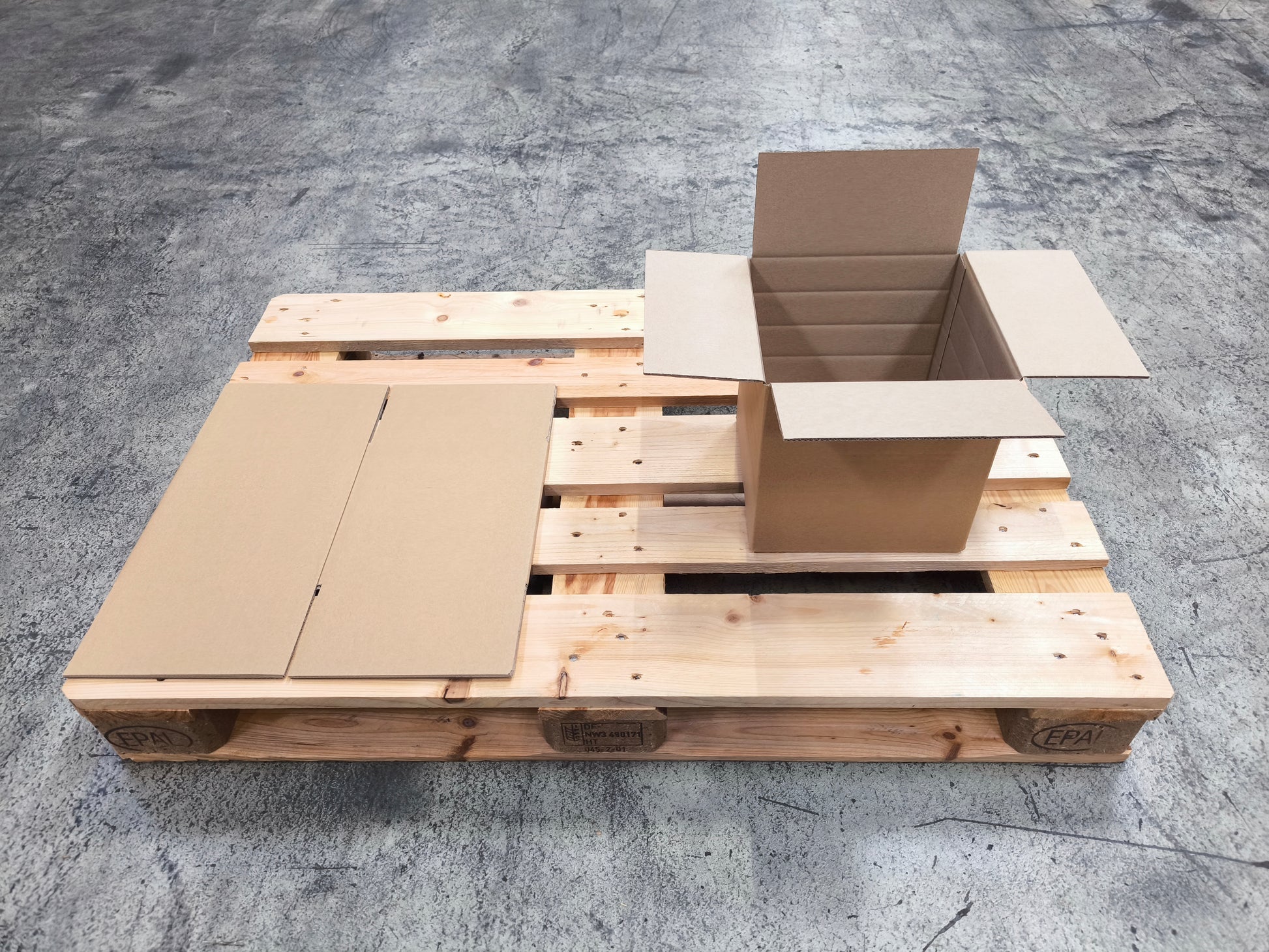 Faltkarton 250 x 250 x 250 mm W2