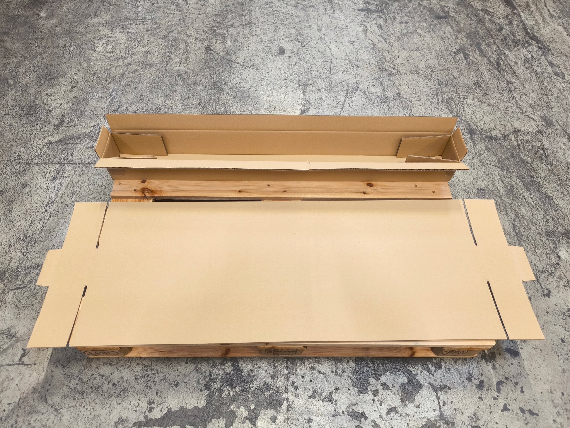 Faltkarton  1205 x 105 x 102 mm W2