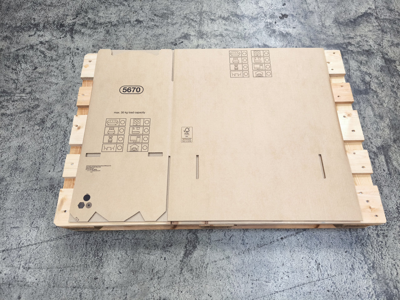 Faltkarton 694 x 350 x 351 mm W2