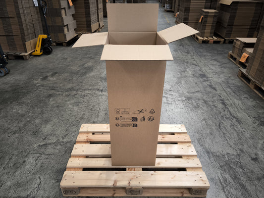 Faltkarton 376 x 376 x 1054 mm W2