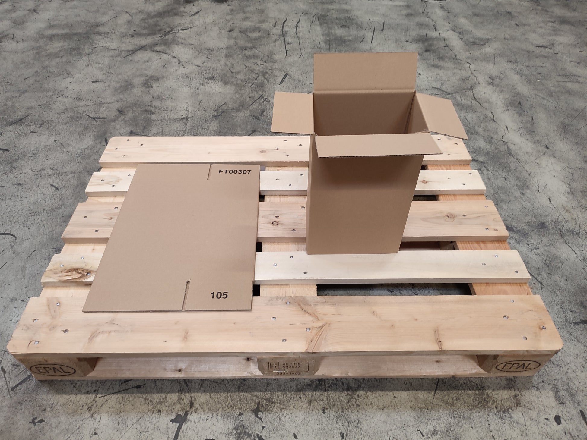 Faltkarton 228 x 153 x 370 mm W1