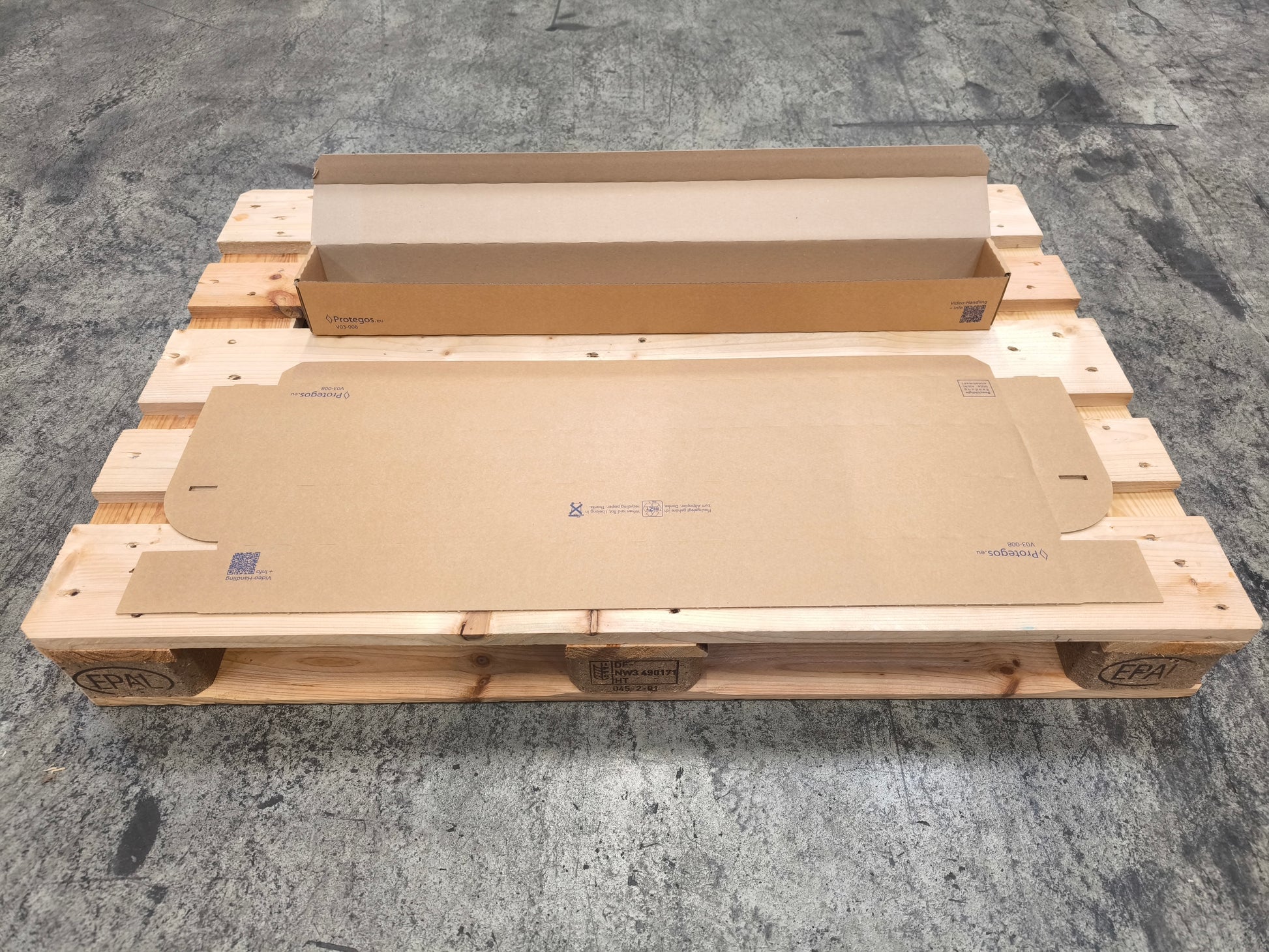 Faltkarton 860 x 77 x 77 mm W1