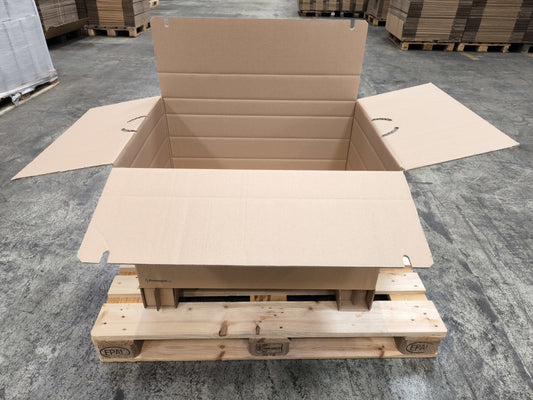 Faltkarton 785 x 585 x 437 mm W2 mit Kufen