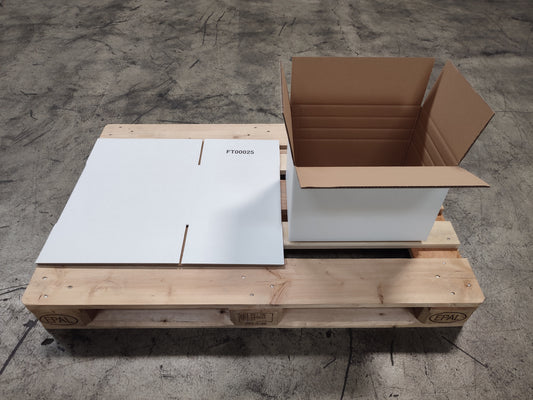 Faltkarton 390 x 280 x 260 mm Weiss W2