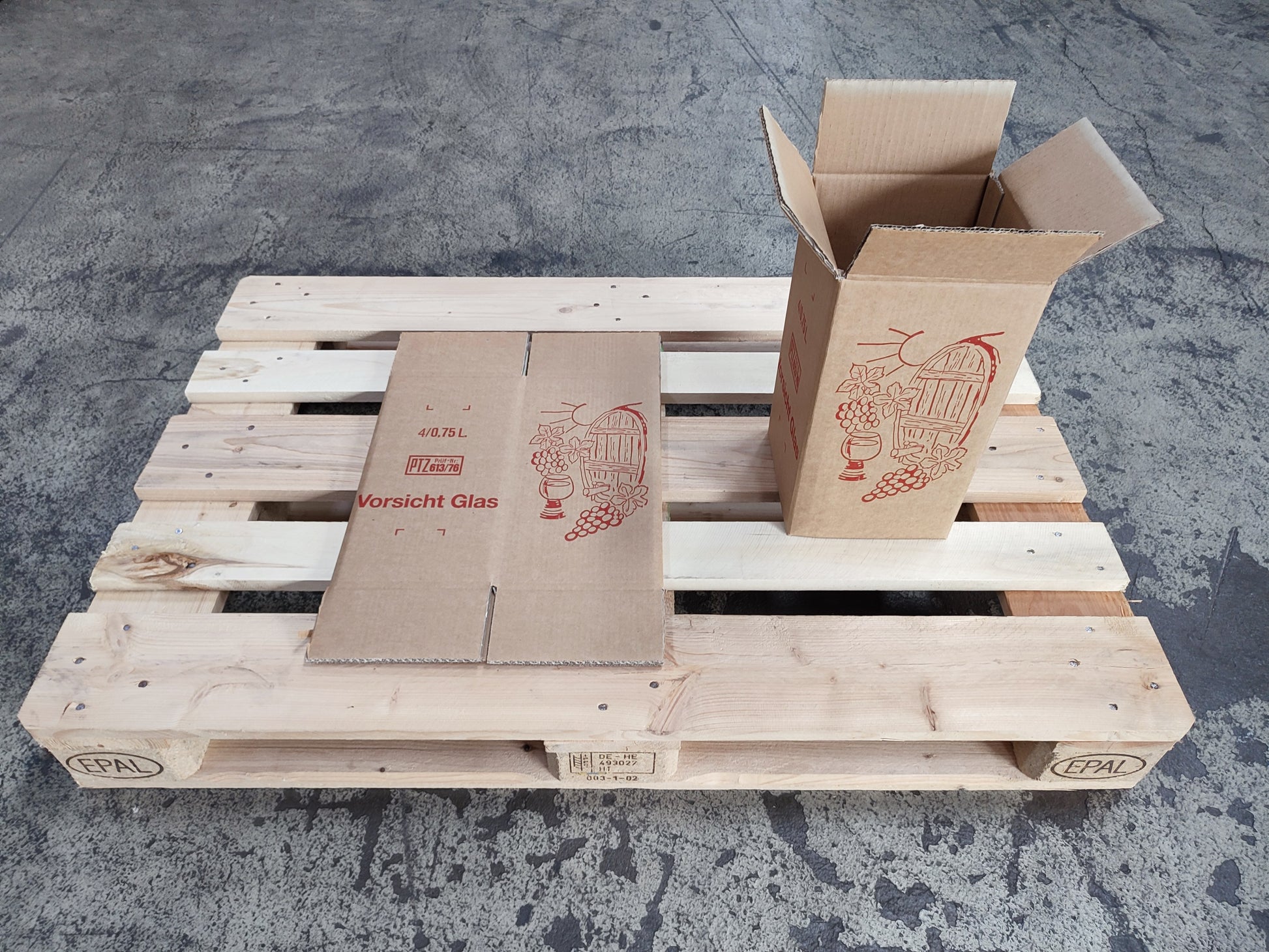 Faltkarton 185 x 185 x 350 mm W2
