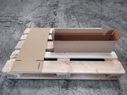 Faltkarton 660 x 130 x 150 mm W2