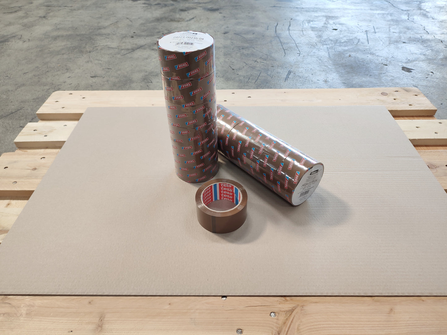 Tesa Klebeband 50 mm x 66 M 56 µ Braun