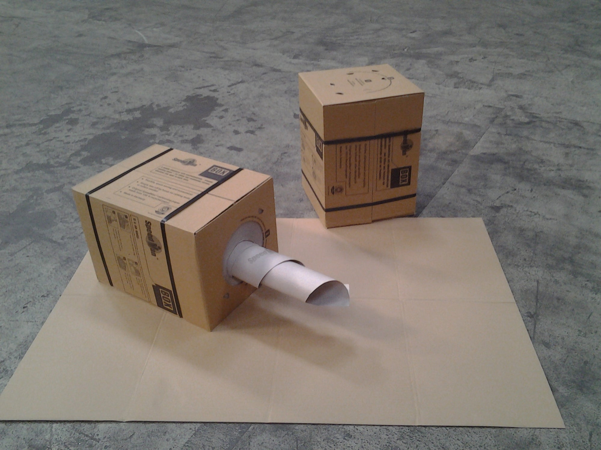Speed Man Papier Box